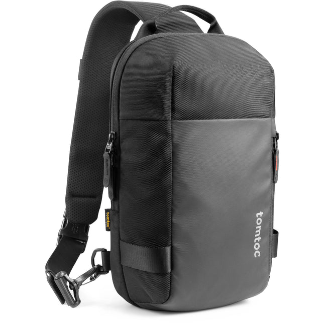 tomtoc Navigator-T24 Bolsa Sling Negra 5L para iPad Pro 11" con Cierres YKK y Resistente al Agua