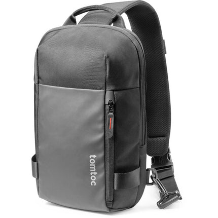 tomtoc Navigator-T24 Bolsa Sling Negra 5L para iPad Pro 11" con Cierres YKK y Resistente al Agua