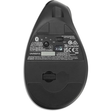 Kensington Pro Fit Ergo MY630 EQ Ratón Ergonómico Recargable 1000-2400 dpi Bluetooth