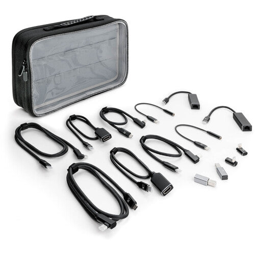 ZILR USB-C 3.2 Gen 2 Kit de cables con adaptadores y estuche de transporte