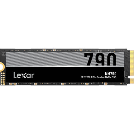 Lexar 4TB NM790 SSD interno PCIe 4.0 NVMe M.2 7400 MB/s lectura 6500 MB/s escritura