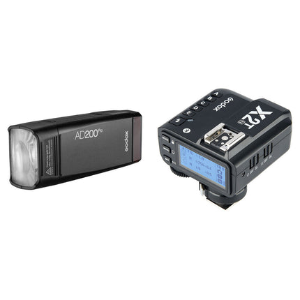 Godox AD200Pro Flash de Bolsillo Kit con Disparador 5600K para Nikon