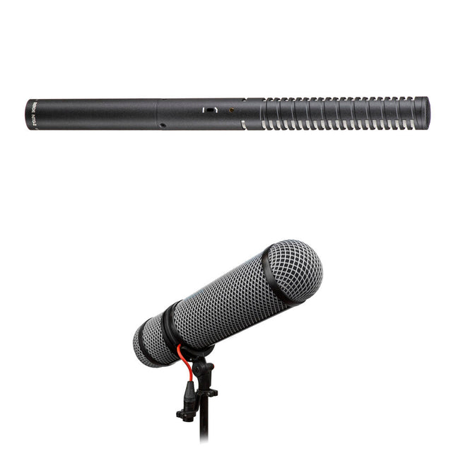 RODE NTG2 Micrófono Shotgun con Windshield Rycote 28 cm y Filtro 80 Hz