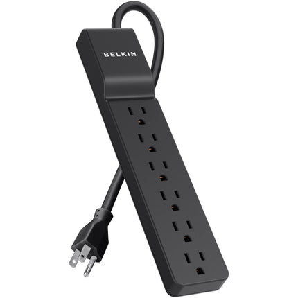 Belkin Protector de Sobretensión para Hogar y Oficina 6 Salidas 700 Julios 1.2 m Negro