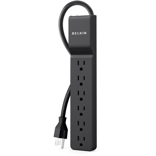Belkin Protector de Sobretensión para Hogar y Oficina 6 Salidas 700 Julios 1.2 m Negro