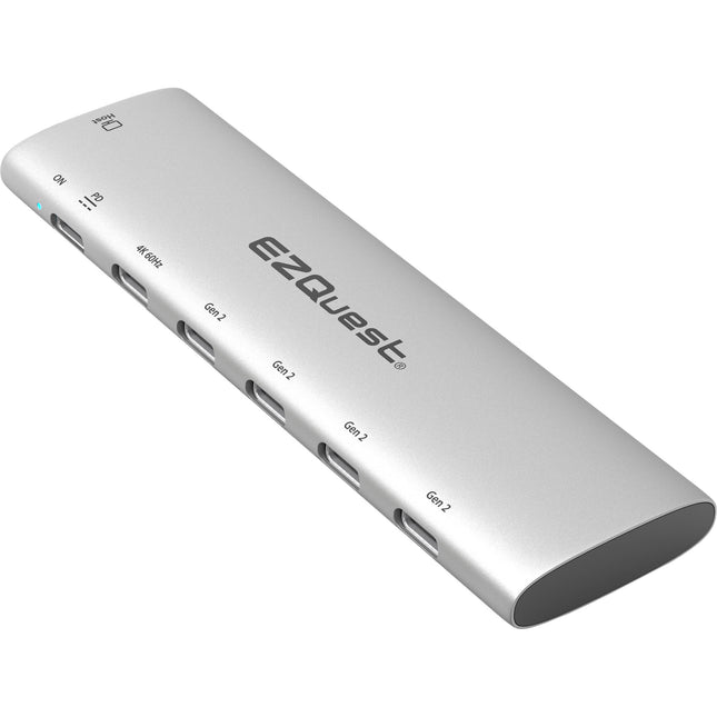 EZQuest USB-C Slim Hub Adaptador 6 en 1 USB 3.2 Gen 2 80W 4K 60Hz