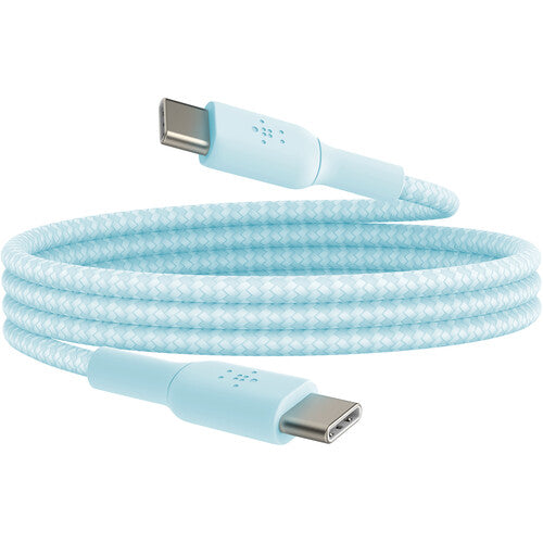 Belkin BoostCharge cable USB-C trenzado 60W azul 1 m resistente