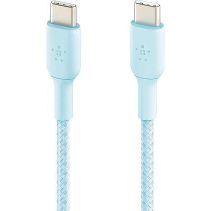Belkin BoostCharge cable USB-C trenzado 60W azul 1 m resistente