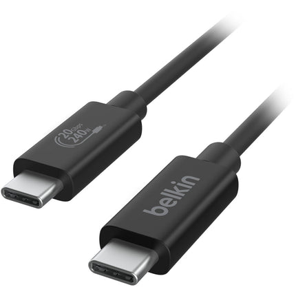 Belkin Connect Cable USB-C 4 pies 240W 20Gb/s Certificado USB-IF