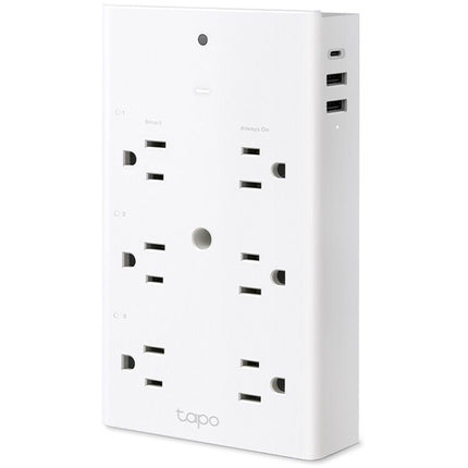 TP-Link Tapo P306 Extensor de Enchufes Inteligente Wi-Fi 9 en 1 con 3 USB y Luz Nocturna
