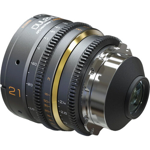 Dulens APO Mini Prime 21mm T2.6 Objetivo Cine con Montura ARRI PL y Apertura T2.6-22