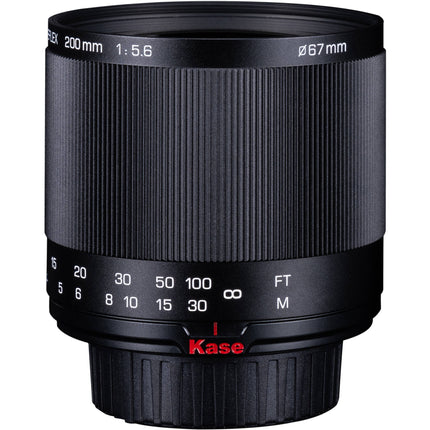 Kase 200mm f5.6 MC Obturador Manual de Espejo para Nikon F Full Frame Bokeh
