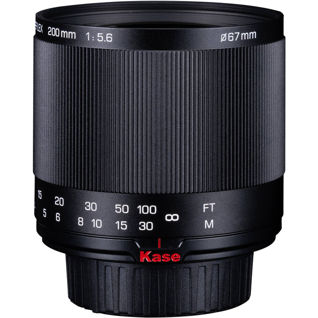 Kase 200mm f5.6 MC Obturador Manual de Espejo para Nikon F Full Frame Bokeh
