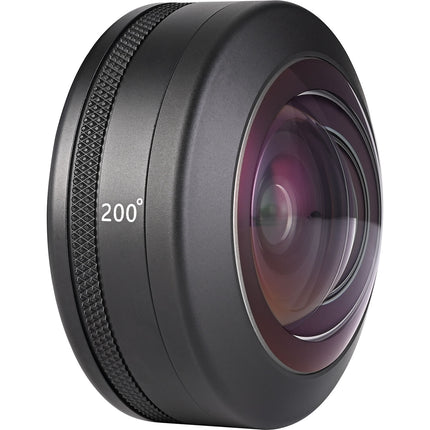 Kase 8mm Fisheye para iPhone con Montura M17 200° Multicapa y Clip