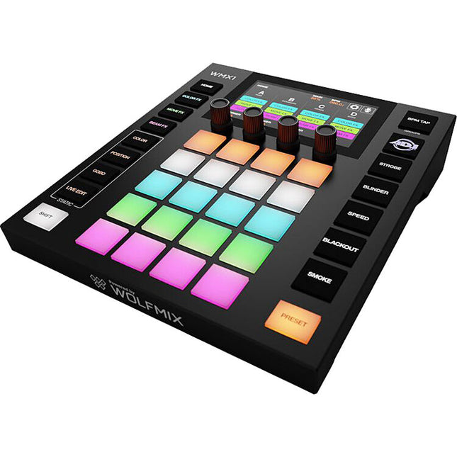 American DJ WMX1 Mk2 Wolfmix Control DMX Iluminación 4.3" Pantalla Táctil 1 Universo DMX