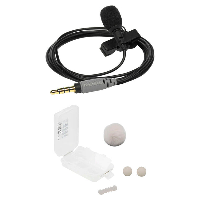 RODE SmartLav+ Micrófono Lavalier Condensador con Kit Outdoor Blanco