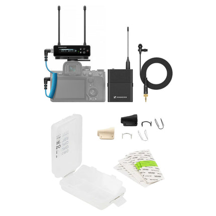 Sennheiser EW-DP ME 2 SET Micrófono Lavalier Inalámbrico Omnidireccional con Kit de Ocultación