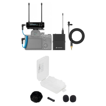 Sennheiser EW-DP ME 2 SET Micrófono Lavalier Digital Inalámbrico Omni 12h Batería Kit Outdoor Negro