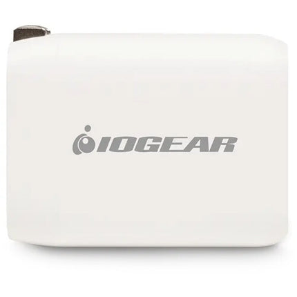 IOGEAR GearPower Cargador USB-C Dual 65W Compacto con 2 Puertos