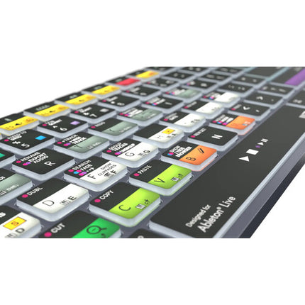 Logickeyboard TITAN Ableton Live Teclado inalámbrico para Mac Bluetooth USB-C Retroiluminado