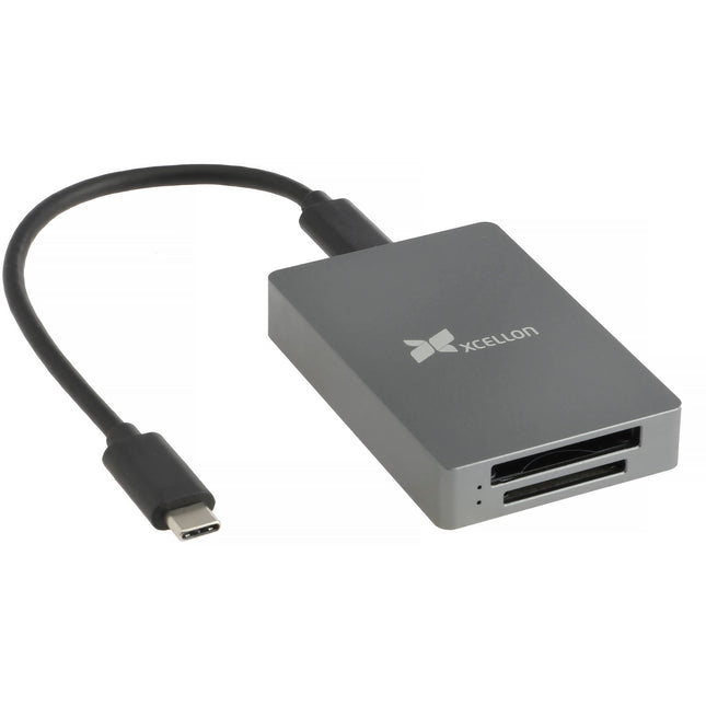 Xcellon Lector de Tarjetas CFexpress Tipo B y UHS-II SD USB-C 10 Gb/s