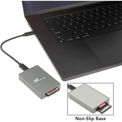 Xcellon Lector de Tarjetas CFexpress Tipo B y UHS-II SD USB-C 10 Gb/s