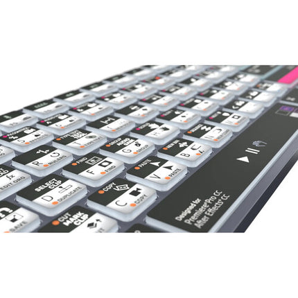 Logickeyboard TITAN Teclado Inalámbrico para Adobe con 220 Atajos y Batería Recargable