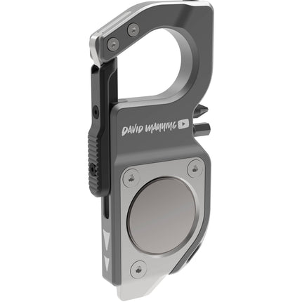 Kondor Blue David Manning Multi-Herramienta EDC Clip con Soporte para AirTag y Abrebotellas