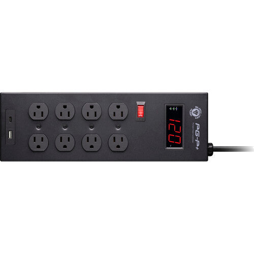 Black Lion Audio PG-P Plus Acondicionador de Energía Portátil 8 Salidas 540 Julios