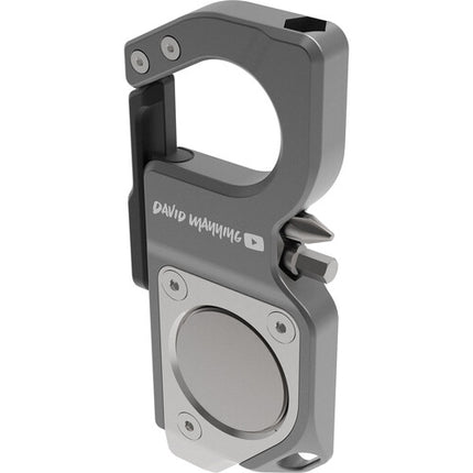 Kondor Blue David Manning Multi-Herramienta EDC Clip con Soporte para AirTag y Abrebotellas