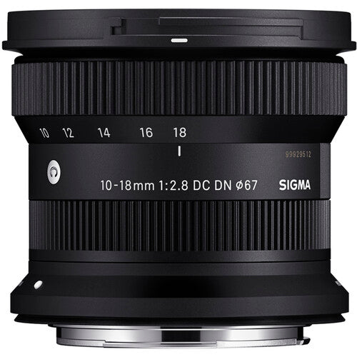 Sigma 10-18mm f2.8 DC DN Objetivo Gran Angular APS-C resistente al polvo