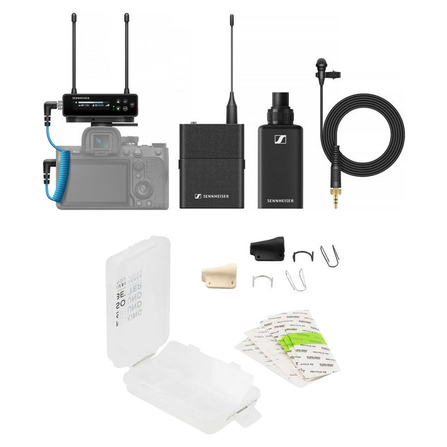 Sennheiser EW-DP ENG SET Sistema Micrófono Inalámbrico Digital Cámara-Montaje 12H Batería Kit Ocultación Bubblebee