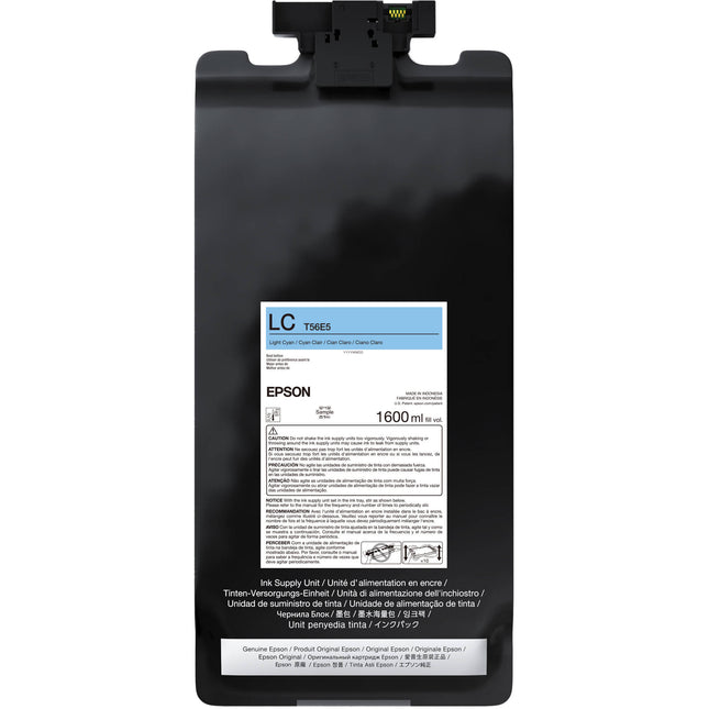 Epson T56E520 UltraChrome PRO12 Pack de Tinta Cyan Claro para Impresora Profesional SureColor P20570 64 pulgadas