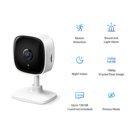 TP-Link Tapo C100 Cámara de Seguridad Wi-Fi Interior 1080p Visión Nocturna 4 Pack