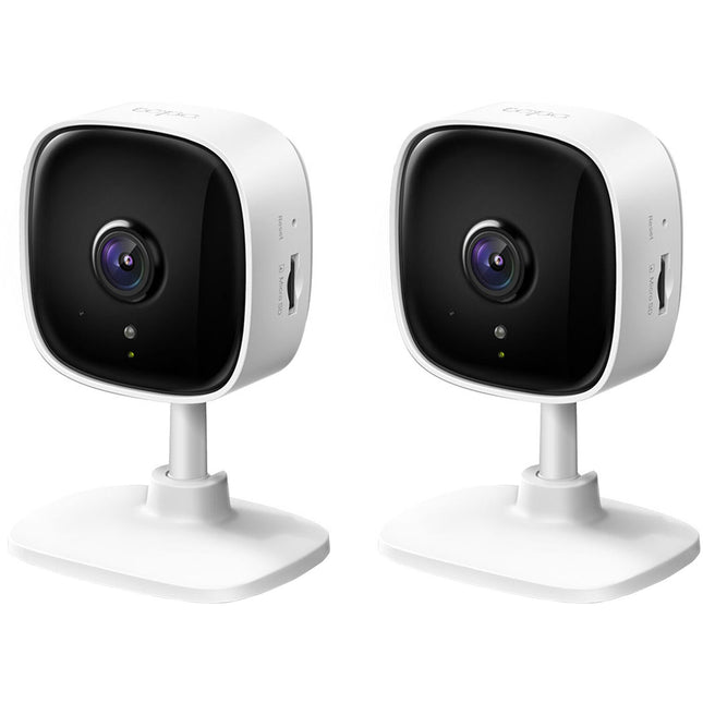 TP-Link Tapo C100 Cámara de seguridad interior Wi-Fi 1080p visión nocturna 2-Pack