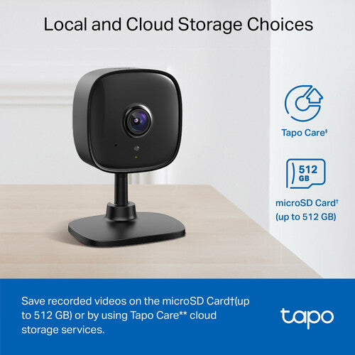 TP-Link Tapo C101 Cámara de Seguridad Interior 1080p Visión Nocturna 40' Wi-Fi
