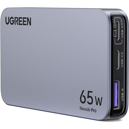 UGREEN Nexode Pro Cargador USB 65W 3 Puertos Ultra Delgado