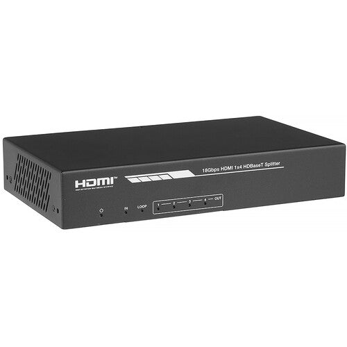 KanexPro 1x4 4K HDMI Splitter Extensor Kit UHD 4K60 hasta 120 m 4 Salidas HDMI