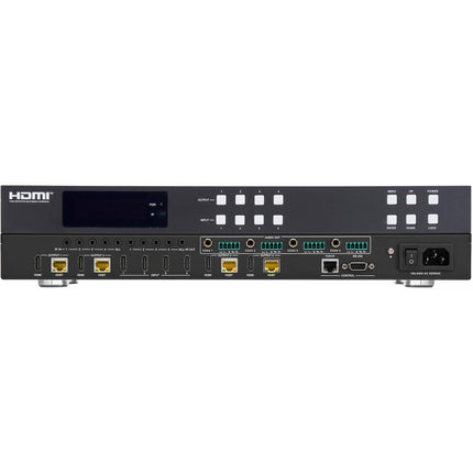 KanexPro 4x4 Matriz HDMI 4K60 con Audio De-Embedding y Alcance 492'