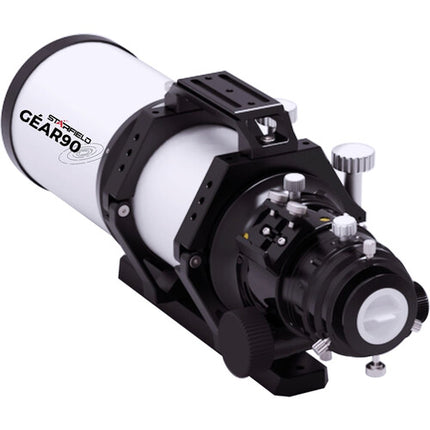 Starfield Gear Serie 90mm Triplet APO Refractor OTA 540mm f6 con estuche rígido