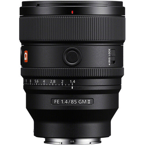 Sony FE 85mm f1.4 GM II Lente Full Frame ligero resistente polvo humedad