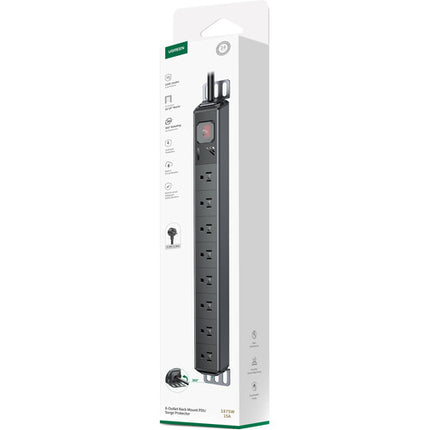 UGREEN Protector de Sobretensión PDU Rack 8 Salidas 2100J 1875W