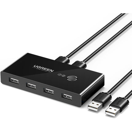 UGREEN Interruptor USB-A 2.0 con 4 Puertos 480 Mb/s LED IP54