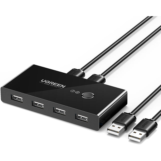 UGREEN Interruptor USB-A 2.0 con 4 Puertos 480 Mb/s LED IP54