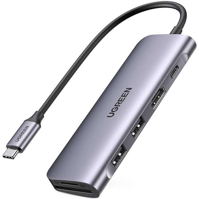 UGREEN USB-C Adaptador Multifuncional 6 en 1 HDMI USB 3.1 Gen 1 100W