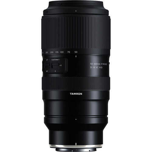 Tamron 50-400mm f/4.5-6.3 Di III VC VXD Zoom para Nikon Z 67mm Estabilización de Imagen