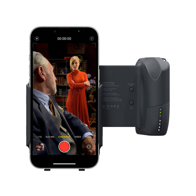 ShiftCam ProGrip Grip para Smartphone con carga inalámbrica 15W y USB 20W Kit Starter