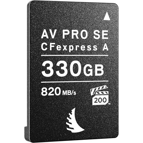 Angelbird 330GB AV PRO CFexpress 2.0 Tipo A Tarjeta de Memoria 820 MB/s Lectura 730 MB/s Escritura