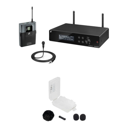 Sennheiser SW2-ME2 Micrófono Lavalier Inalámbrico Kit con Protección Viento 548-572 MHz