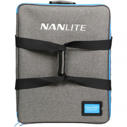 Nanlite Forza 300B II Luz LED Bi-Color Monolight 2700-6500K 68060 Lux Fresnel y Estuche Rodante